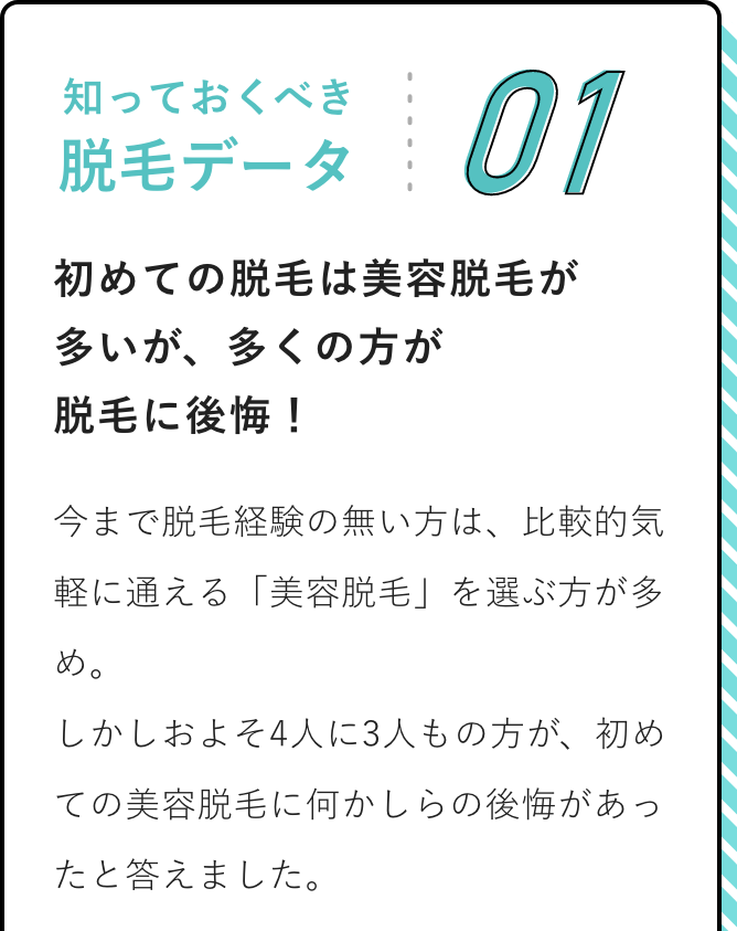 知っておくべき脱毛データ01