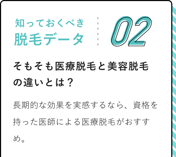 知っておくべき脱毛データ02
